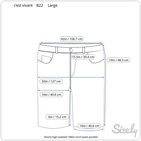 plaid shirts blue high waisted 1980s - Picture 2 of 9